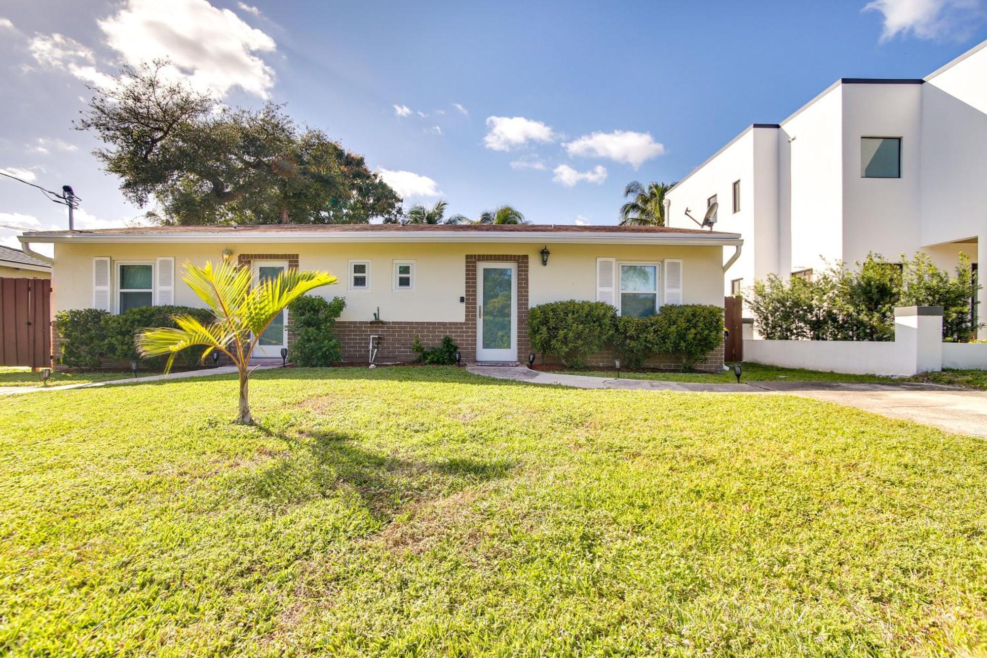 Canal Side Retreat With Dock, By Hollywood Boardwalk Fort Lauderdale Eksteriør bilde